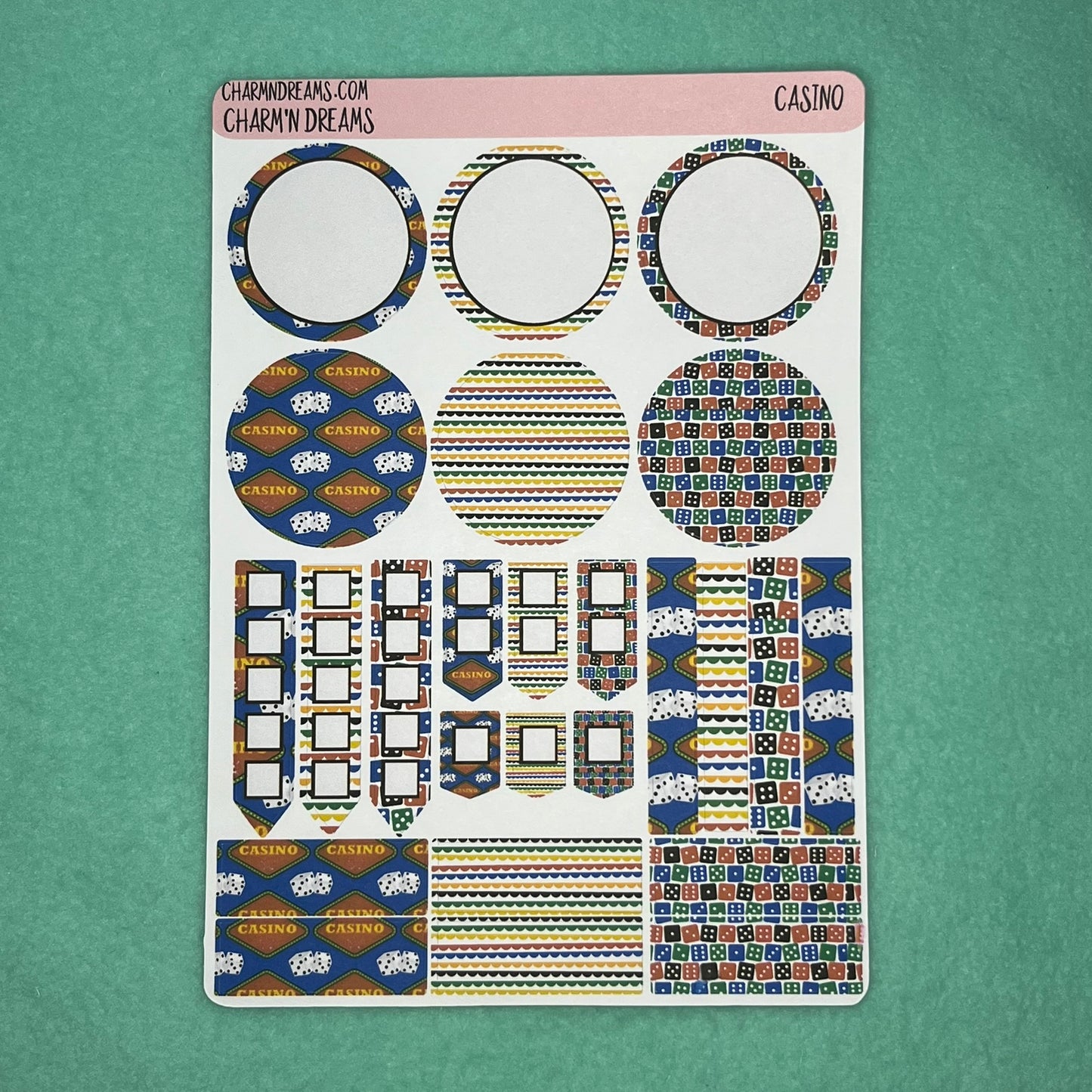 Casino Planner Sticker Kit