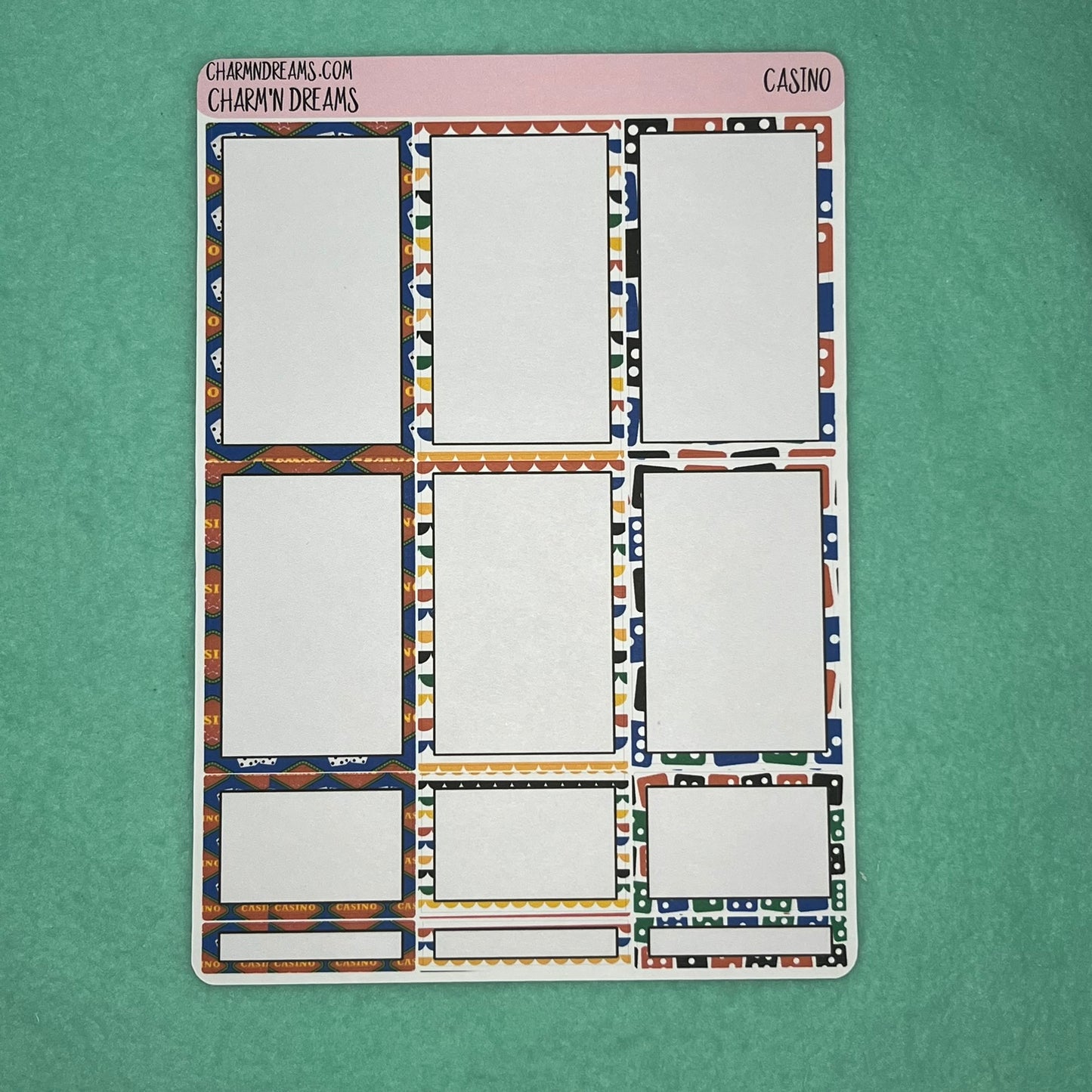 Casino Planner Sticker Kit