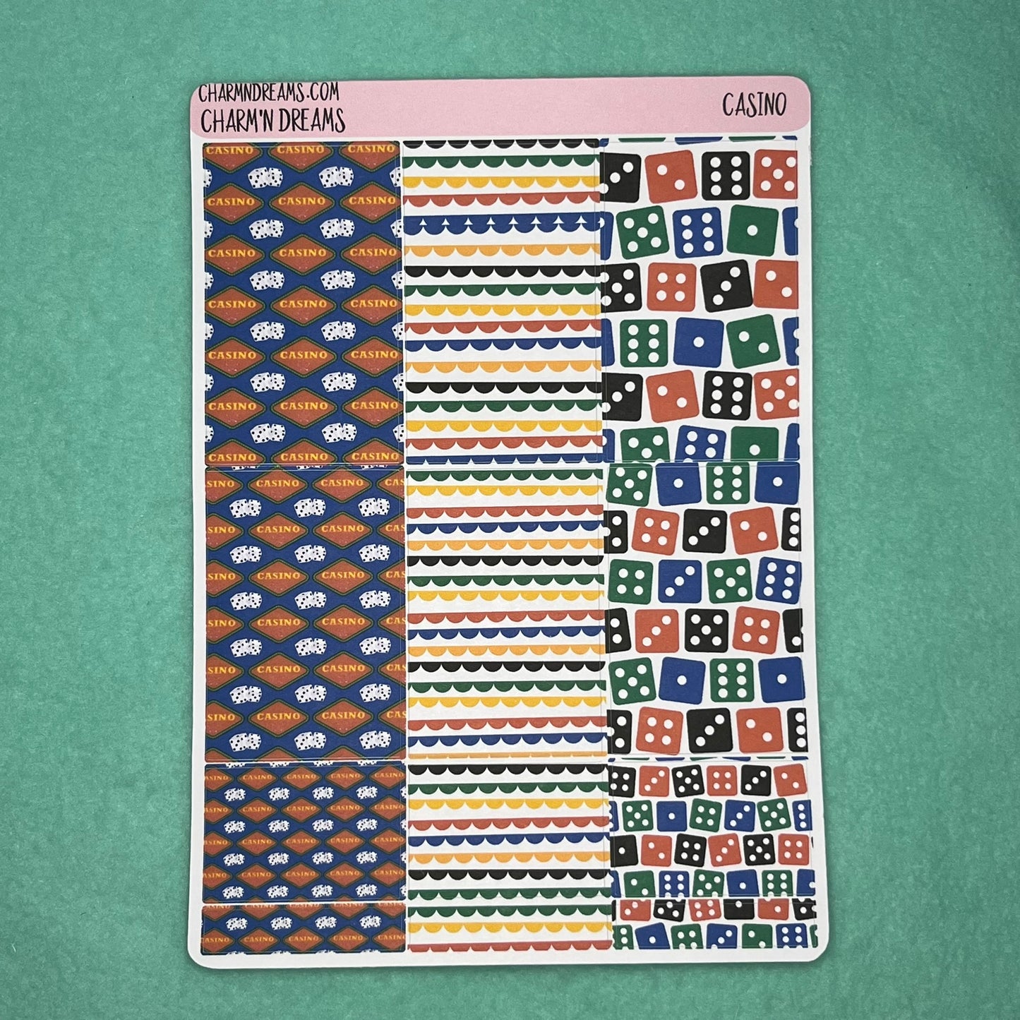 Casino Planner Sticker Kit