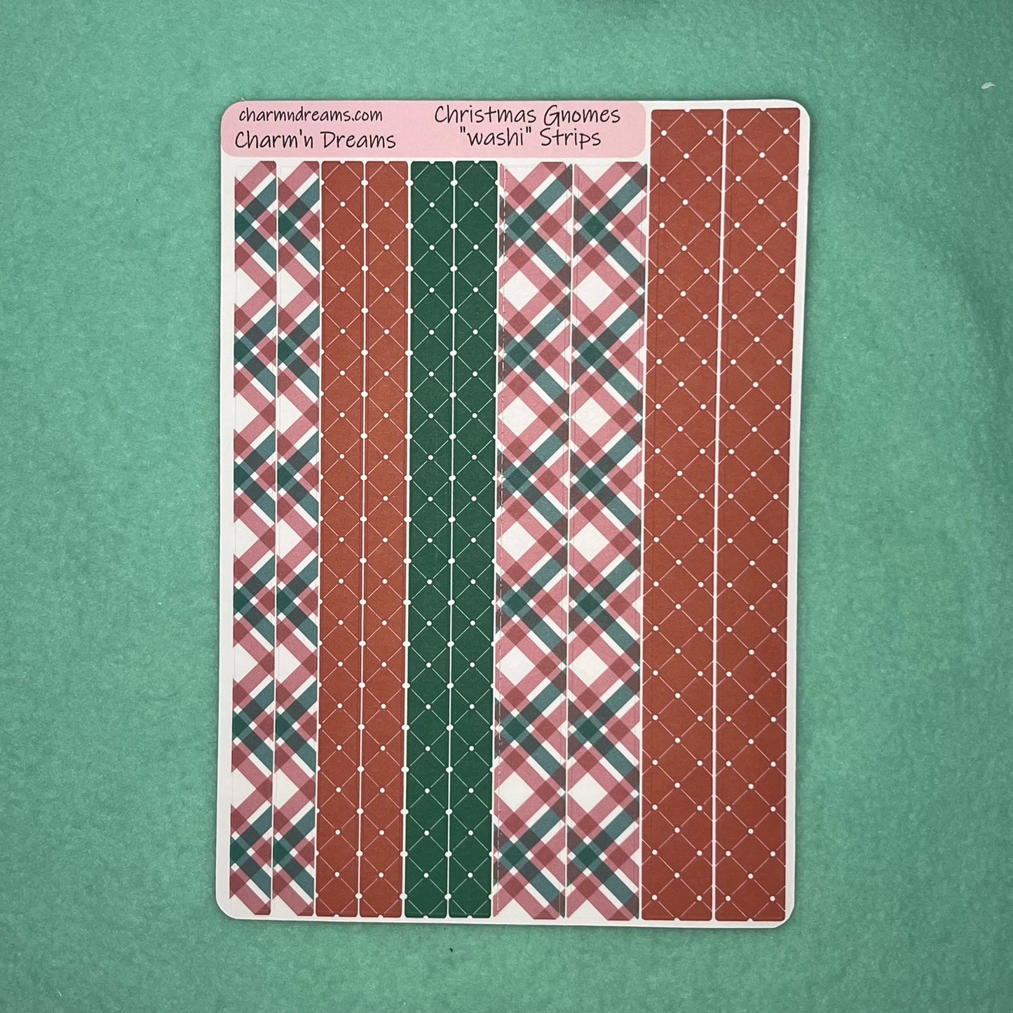 Christmas Gnomes Premium Planner Sticker Kit