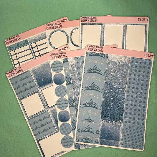 Ice Queen Planner Sticker Kit
