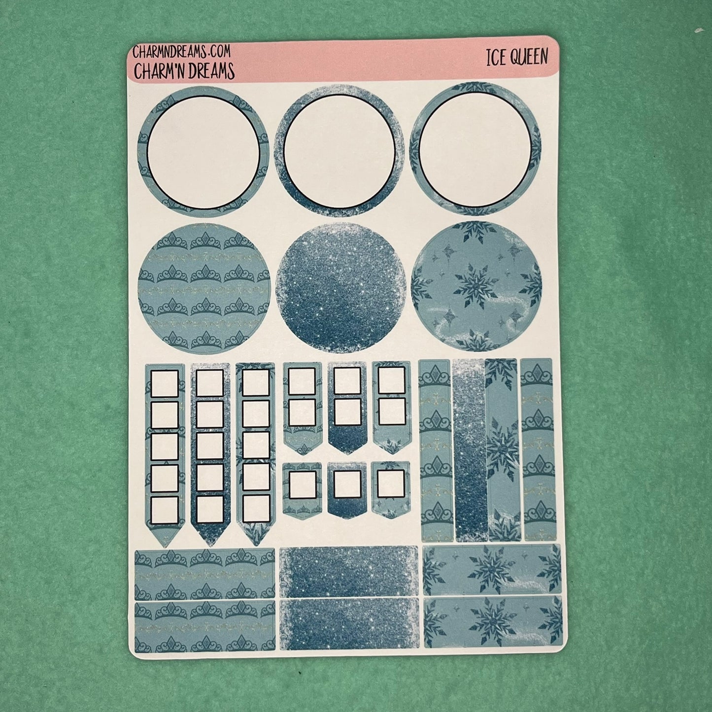 Ice Queen Planner Sticker Kit