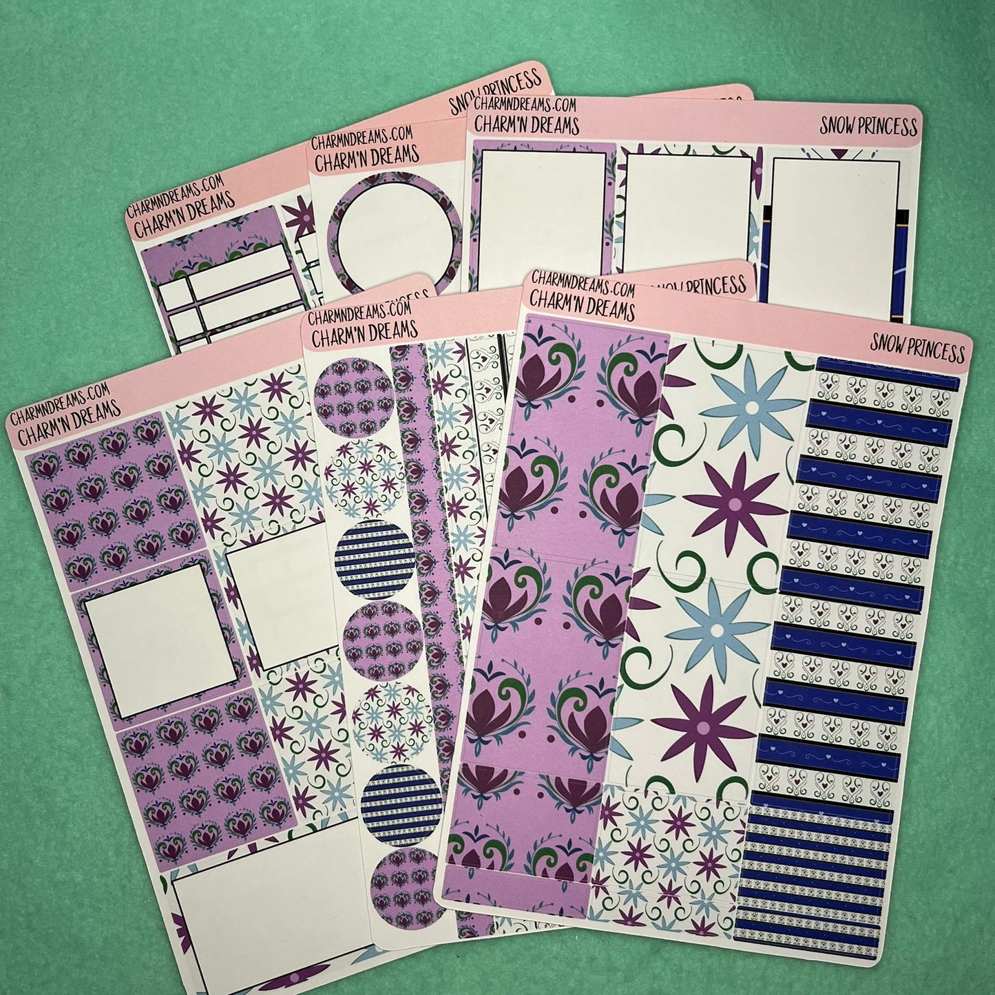 Snow Princess Planner Sticker Kit