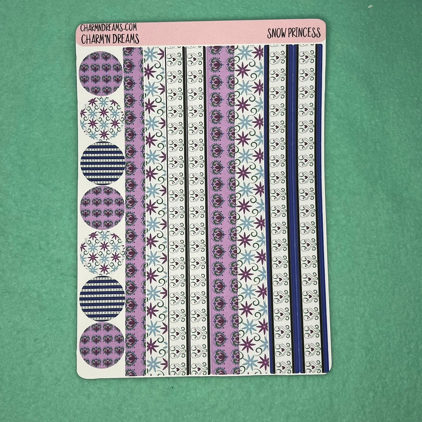 Snow Princess Planner Sticker Kit