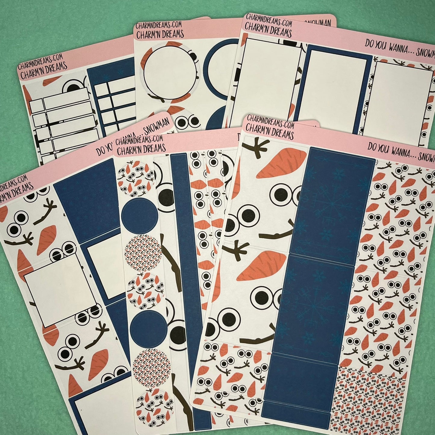 Do you wanna... Snowman Planner Sticker Kit