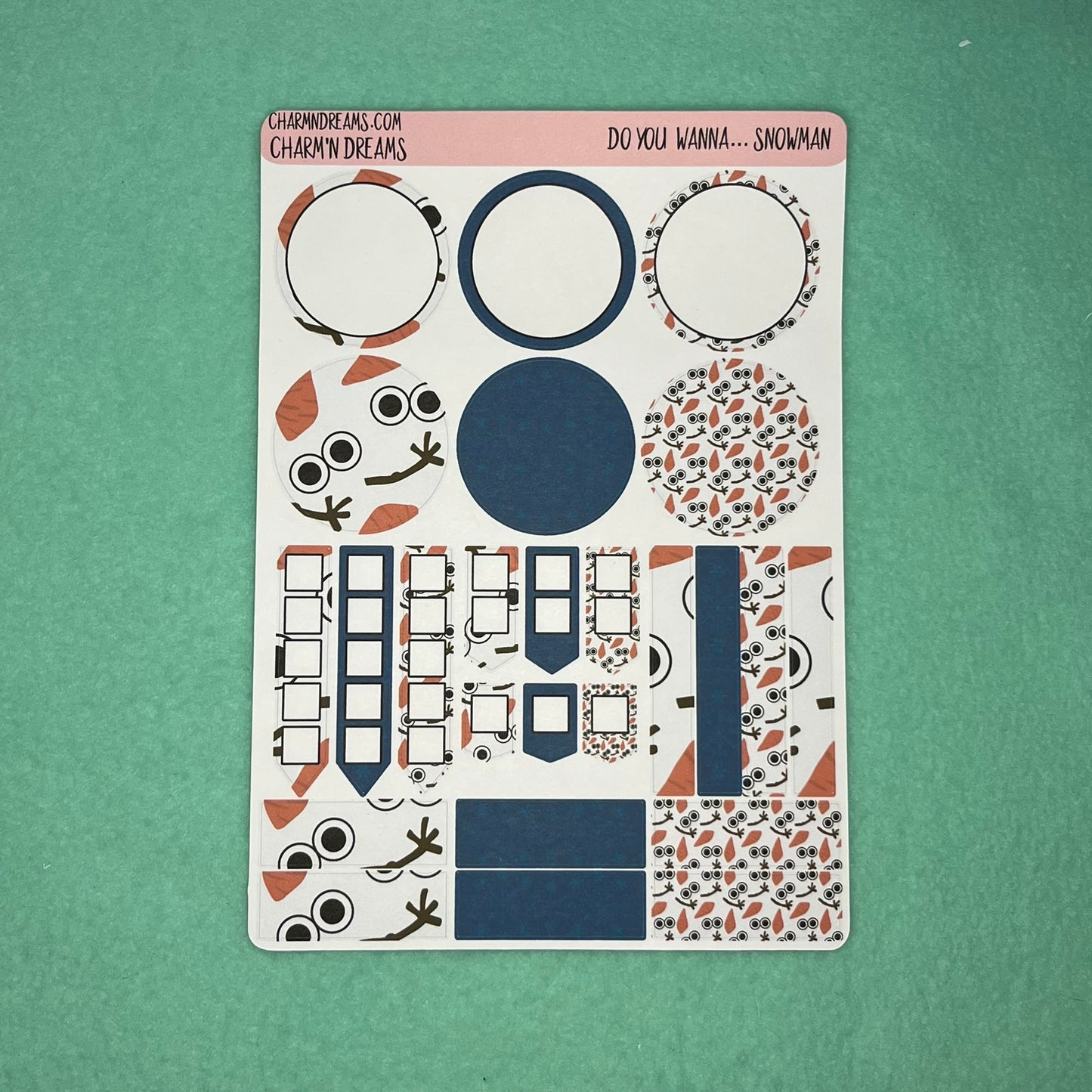 Do you wanna... Snowman Planner Sticker Kit