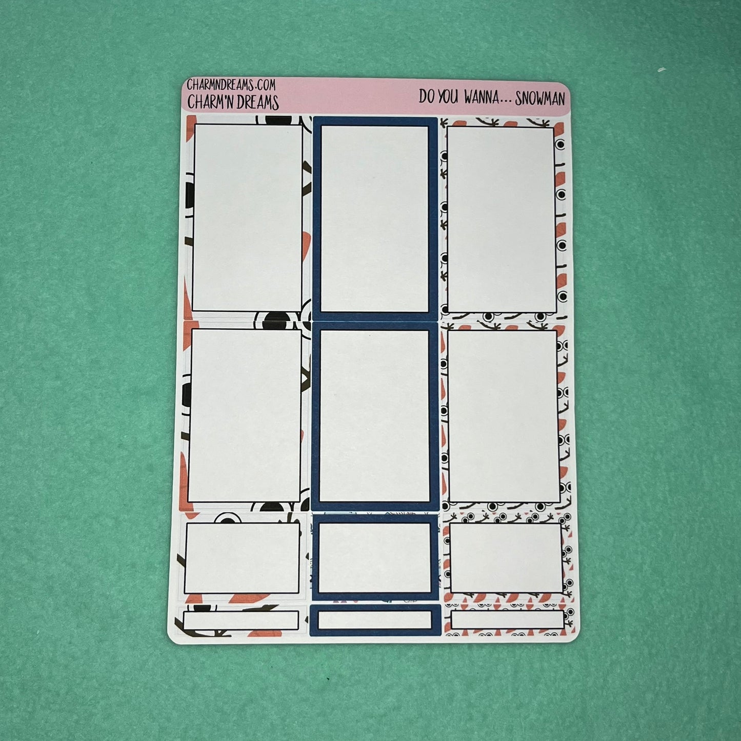 Do you wanna... Snowman Planner Sticker Kit