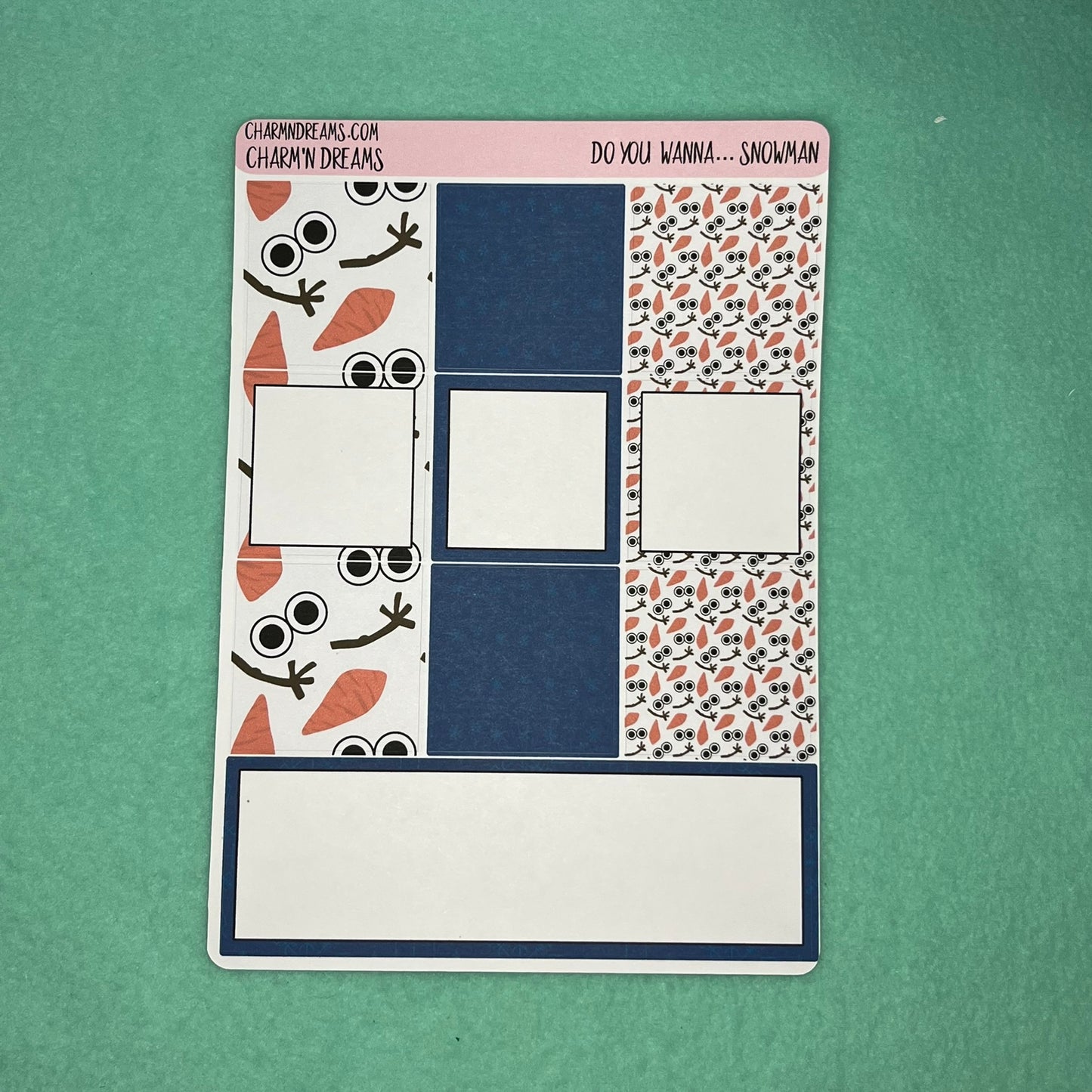 Do you wanna... Snowman Planner Sticker Kit