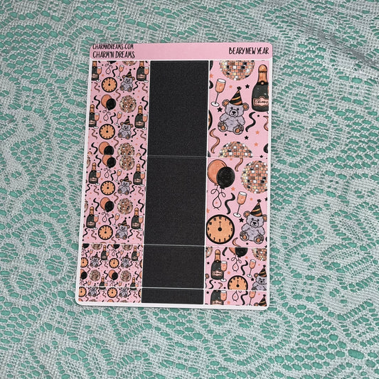 Beary New Year Planner Sticker Kit