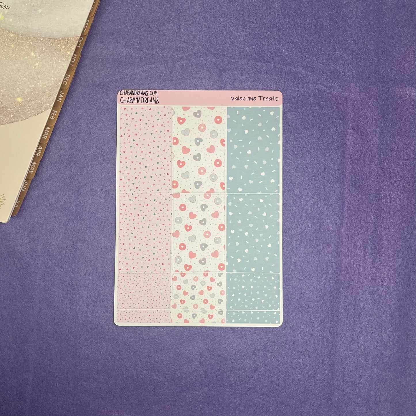 Valentine Treats Planner Sticker Kit + Bonus Accent