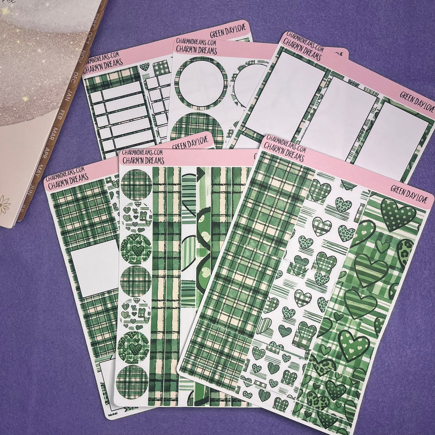 Green Day Love Planner Sticker Kit