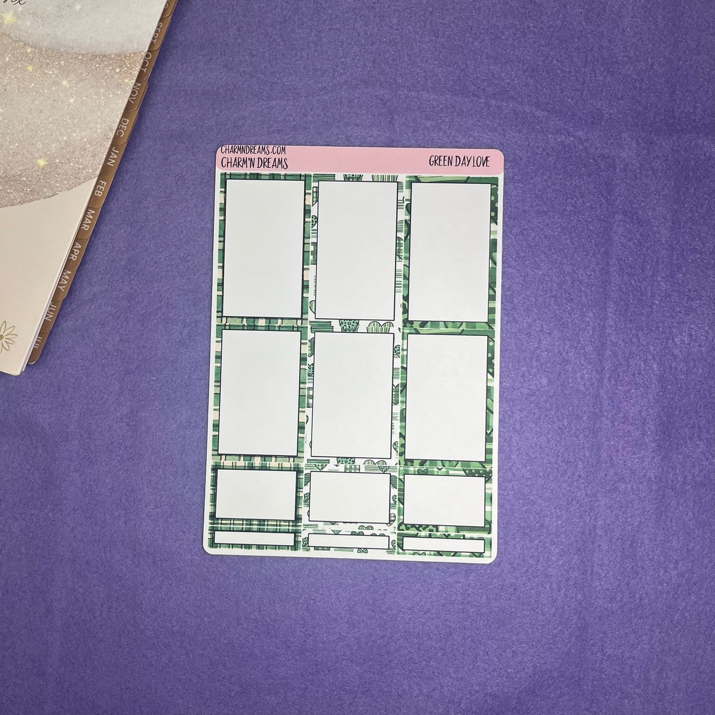 Green Day Love Planner Sticker Kit