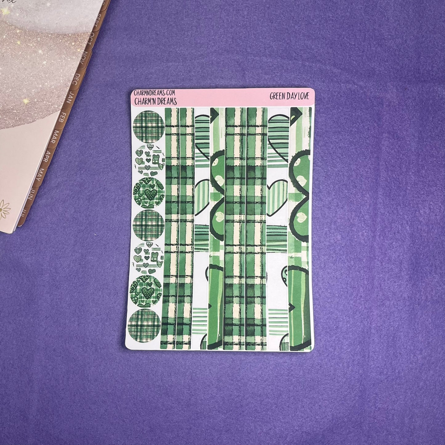 Green Day Love Planner Sticker Kit