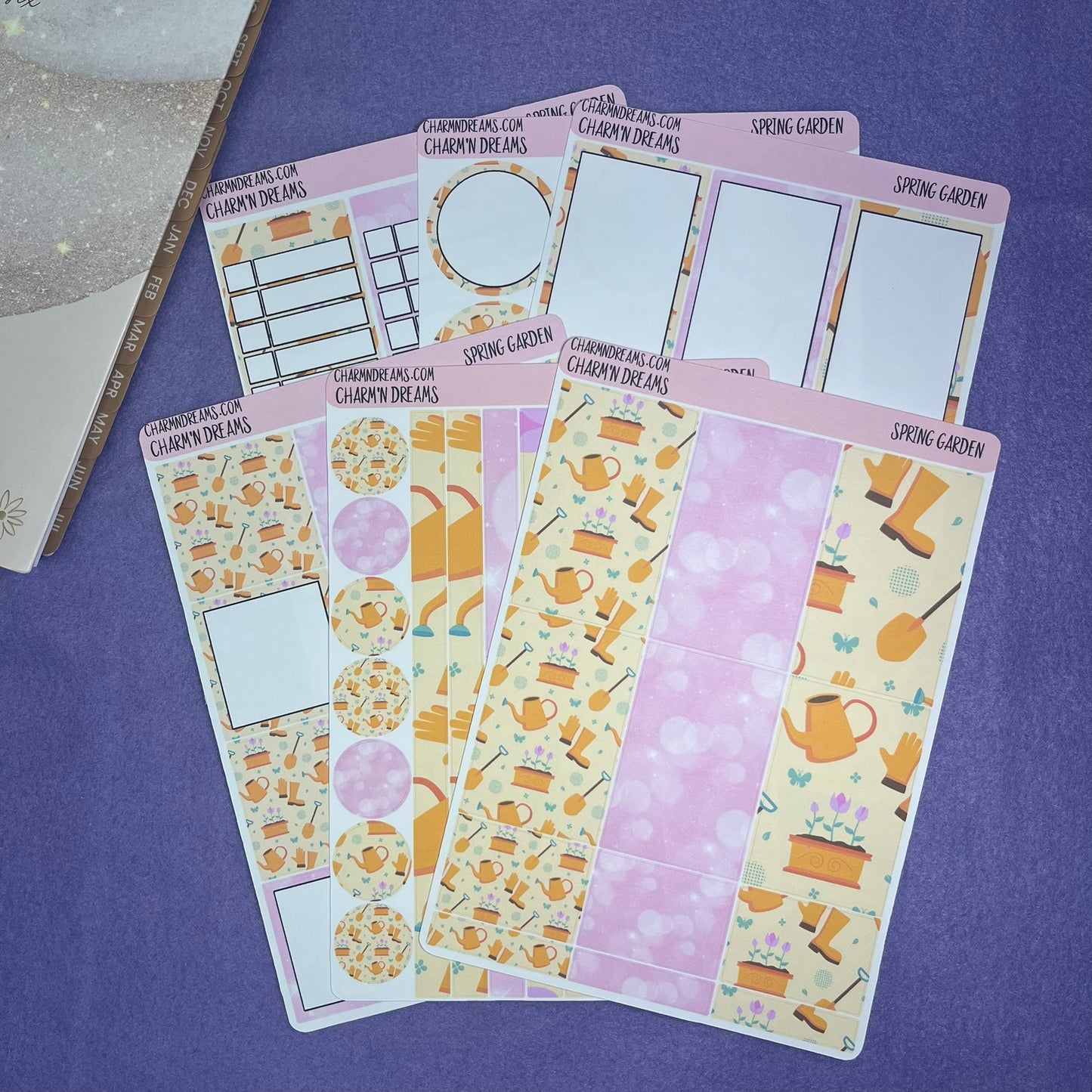 Spring Garden Planner Sticker Kit