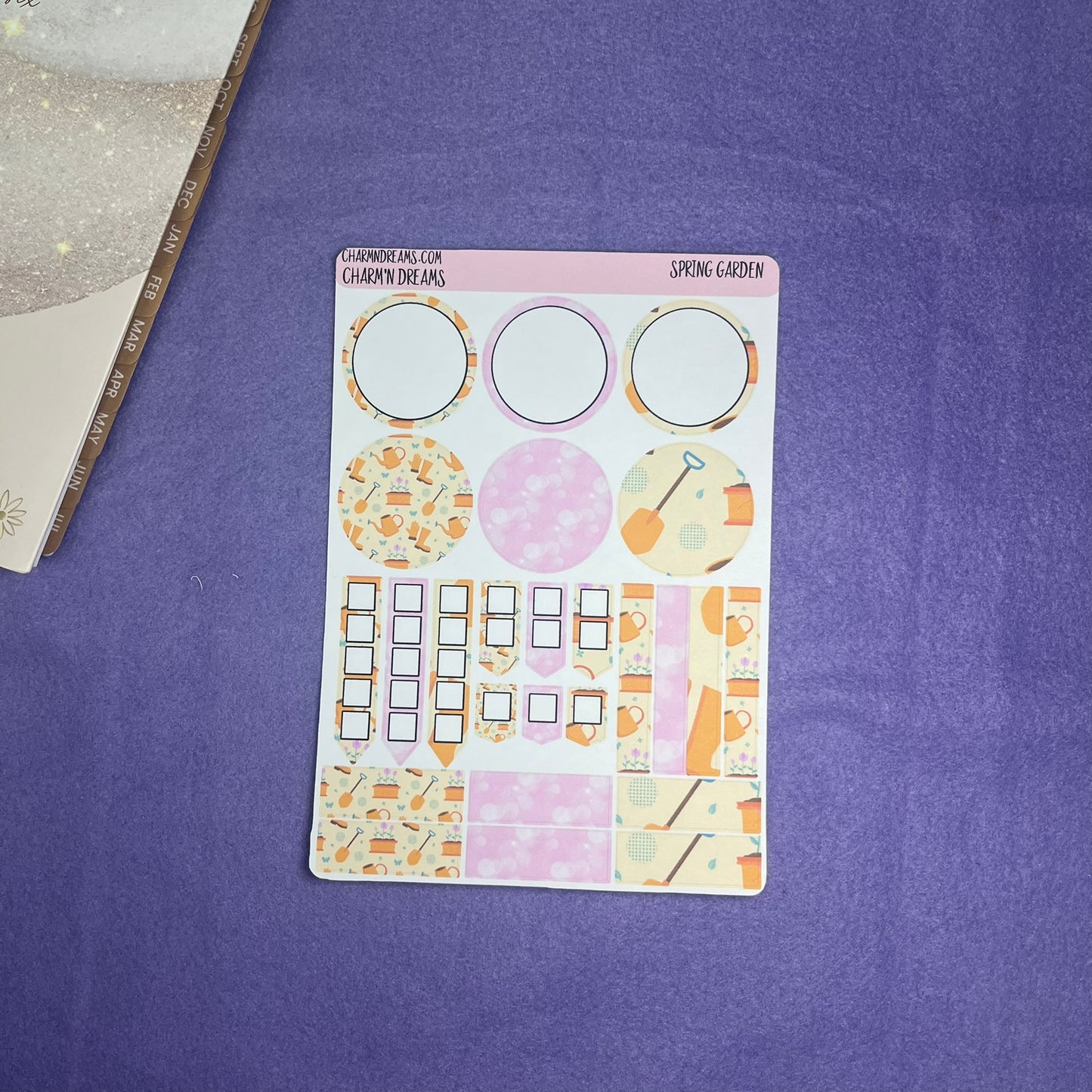 Spring Garden Planner Sticker Kit