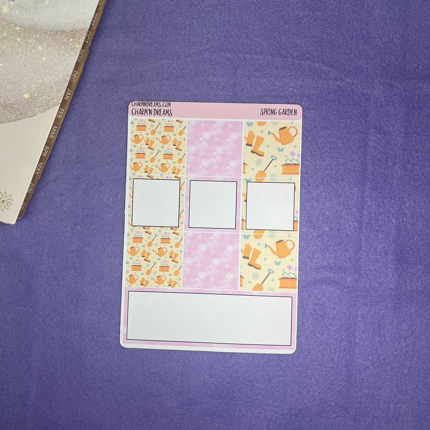 Spring Garden Planner Sticker Kit