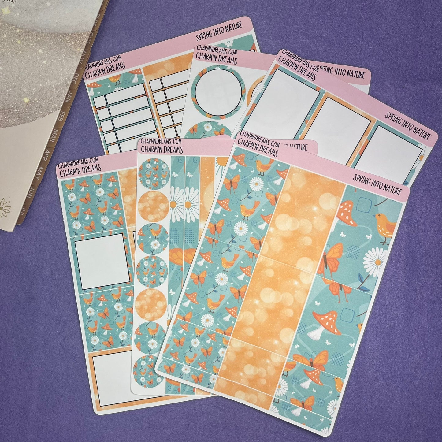 Spring into Nature Planner Sticker Kit