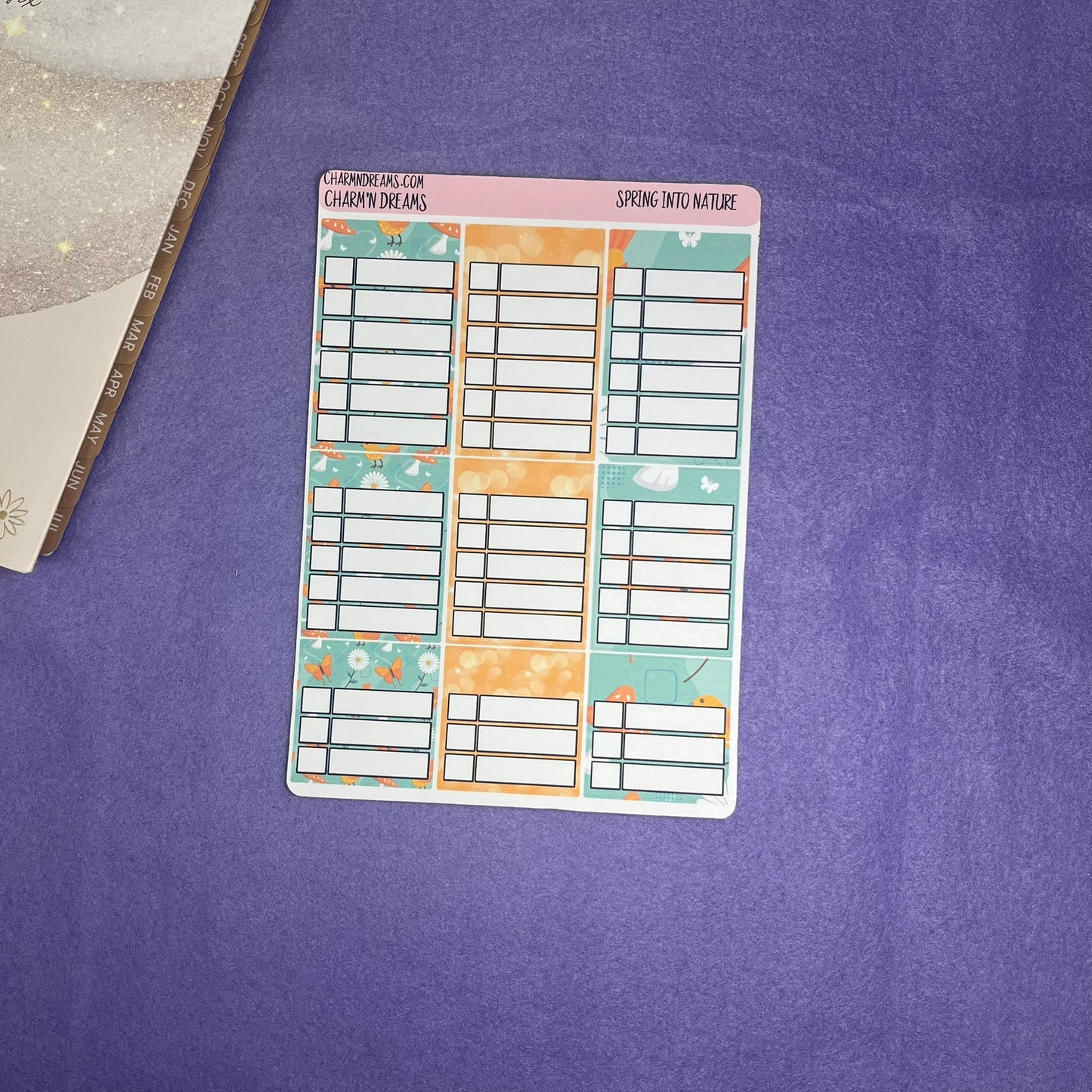 Spring into Nature Planner Sticker Kit