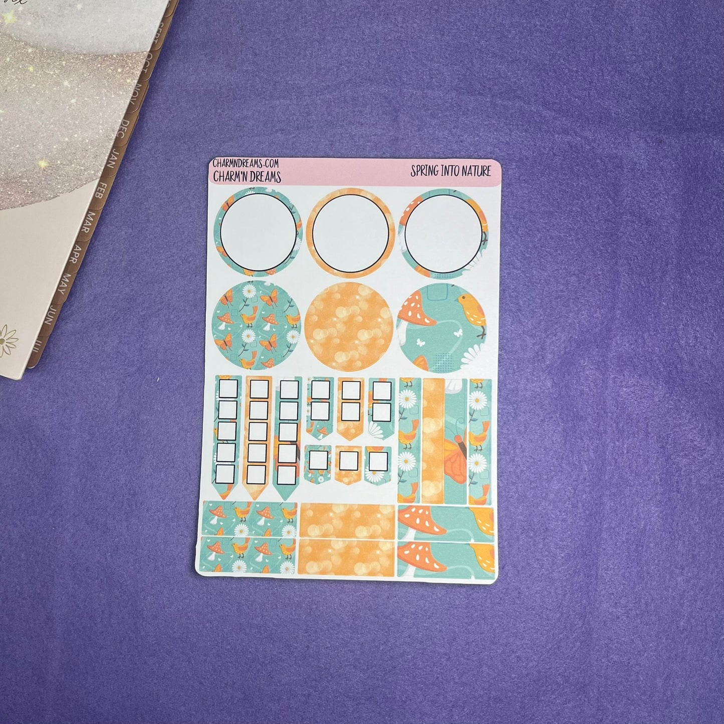 Spring into Nature Planner Sticker Kit