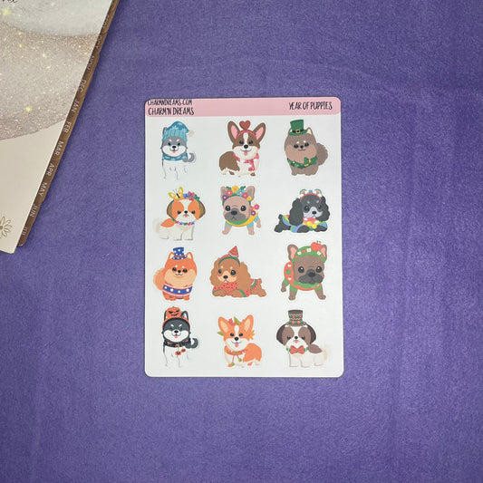 Year of Dogs Sticker Sheet