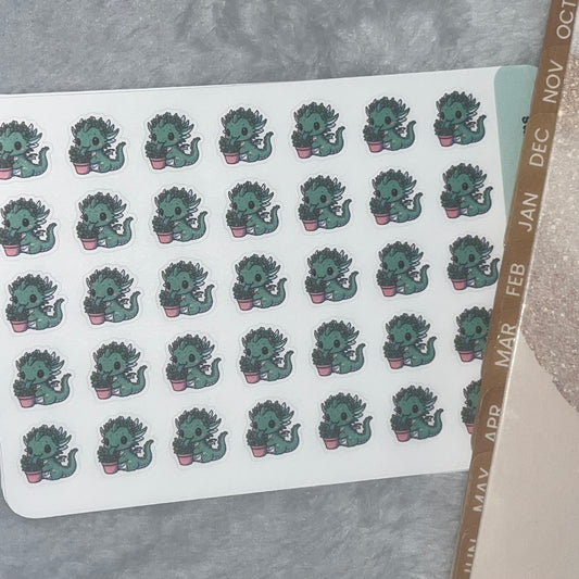 Dragon Water Plants Icon Planner Stickers