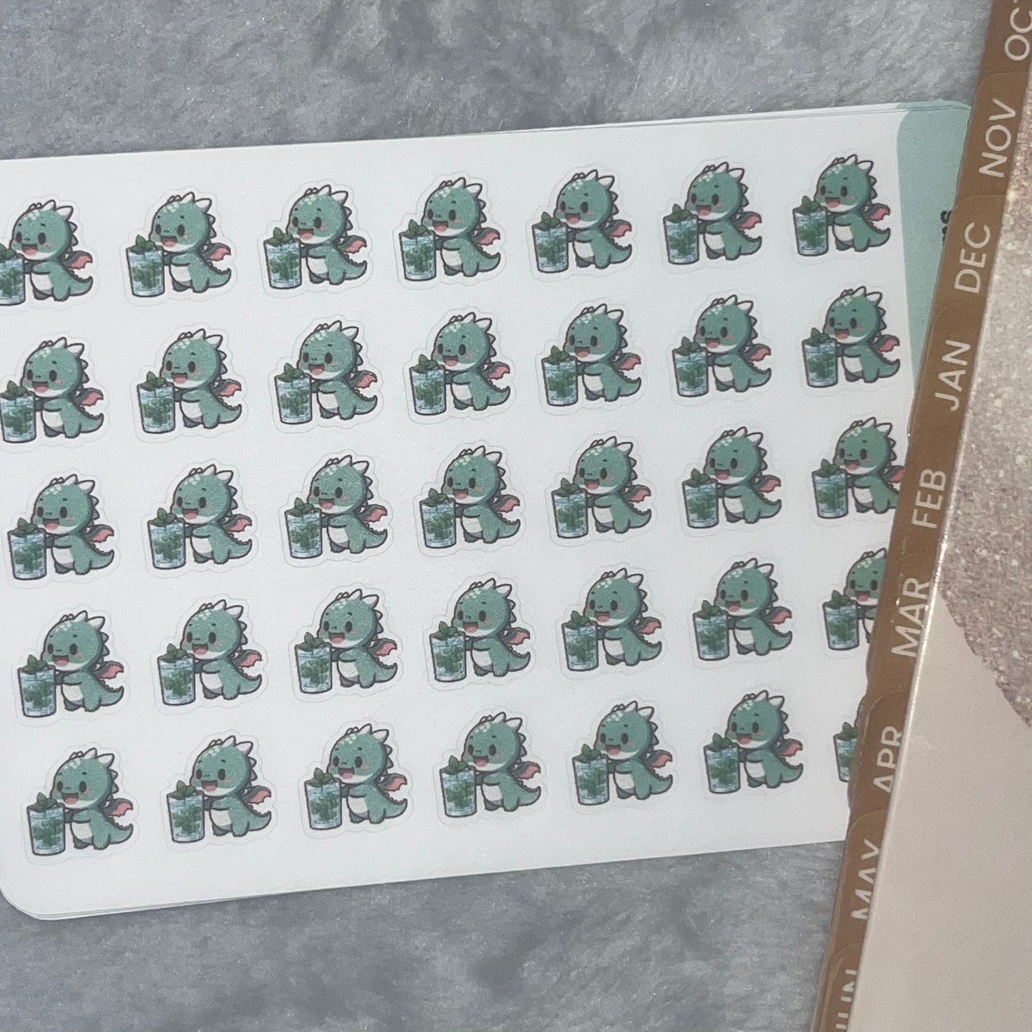 Dragon Hydrate Icon Planner Stickers
