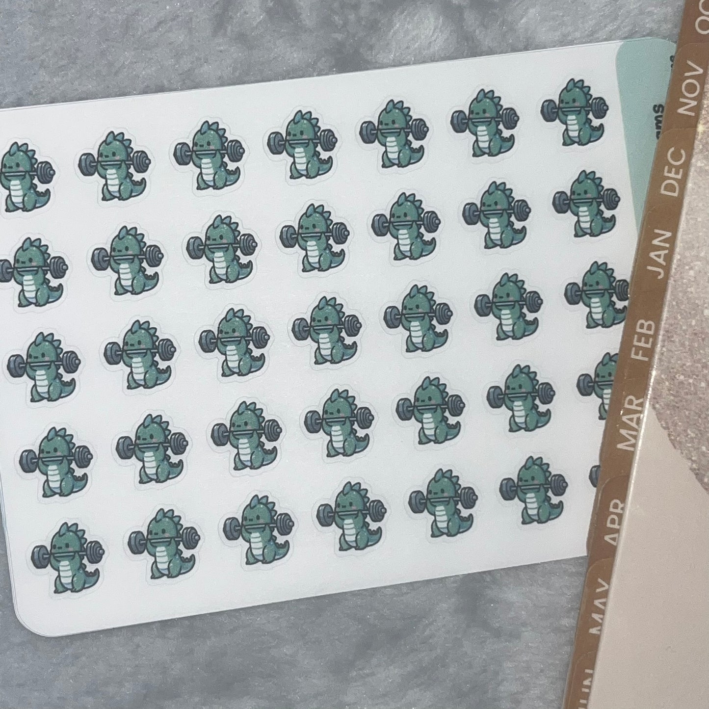 Dragon Weights Icon Planner Stickers