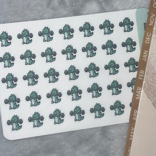 Dragon Weights Icon Planner Stickers