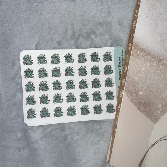 Dragon Coffee Icon Planner Stickers