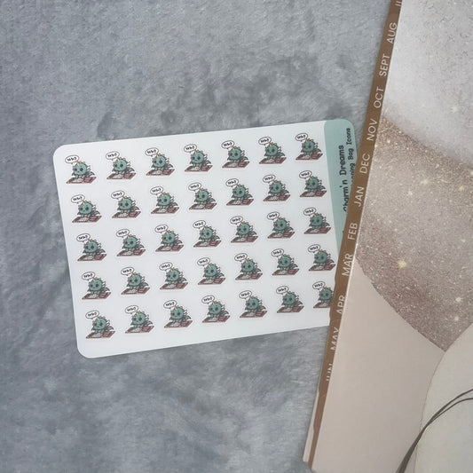 Dragon Calculate/ Homework Icon Planner Stickers