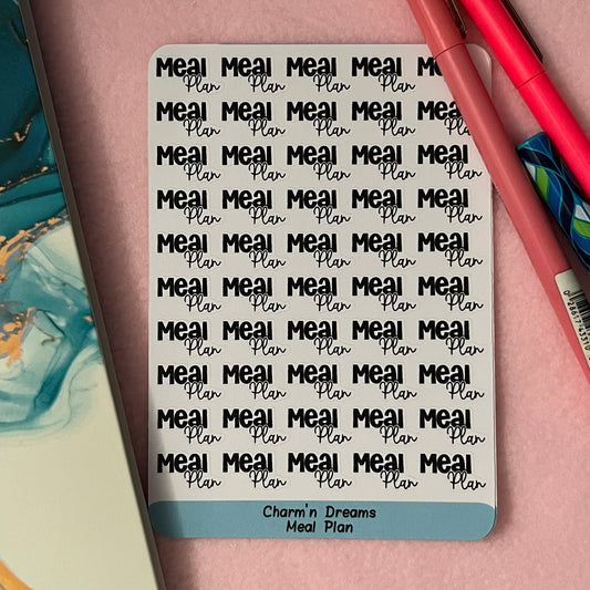 Meal Plan Functional Planner Stickers