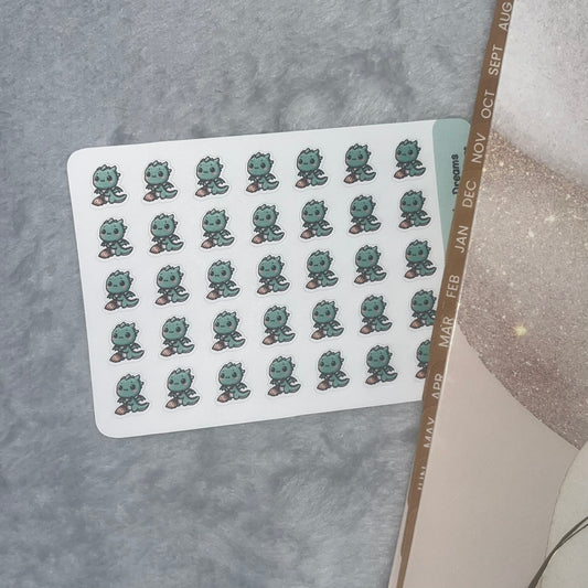 Dragon Sweep Icon Planner Stickers