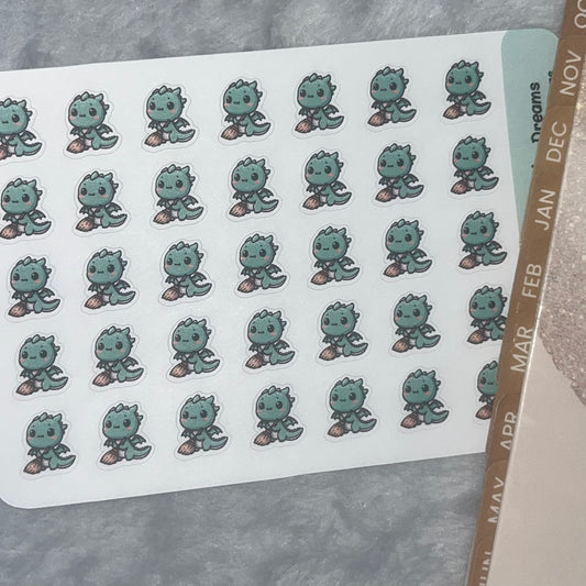 Dragon Sweep Icon Planner Stickers