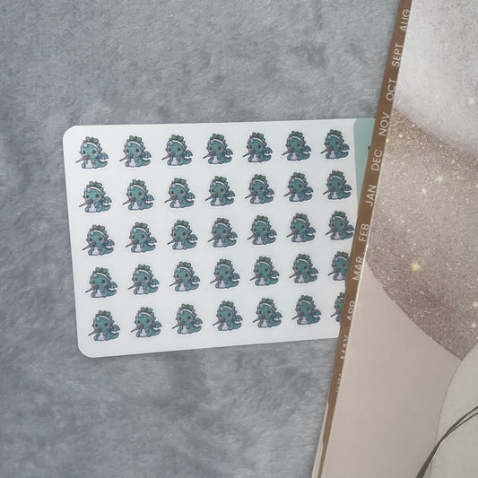Dragon Sick Day Icon Planner Stickers