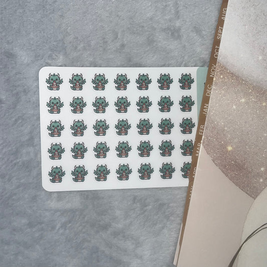 Dragon Pizza Icon Planner Stickers