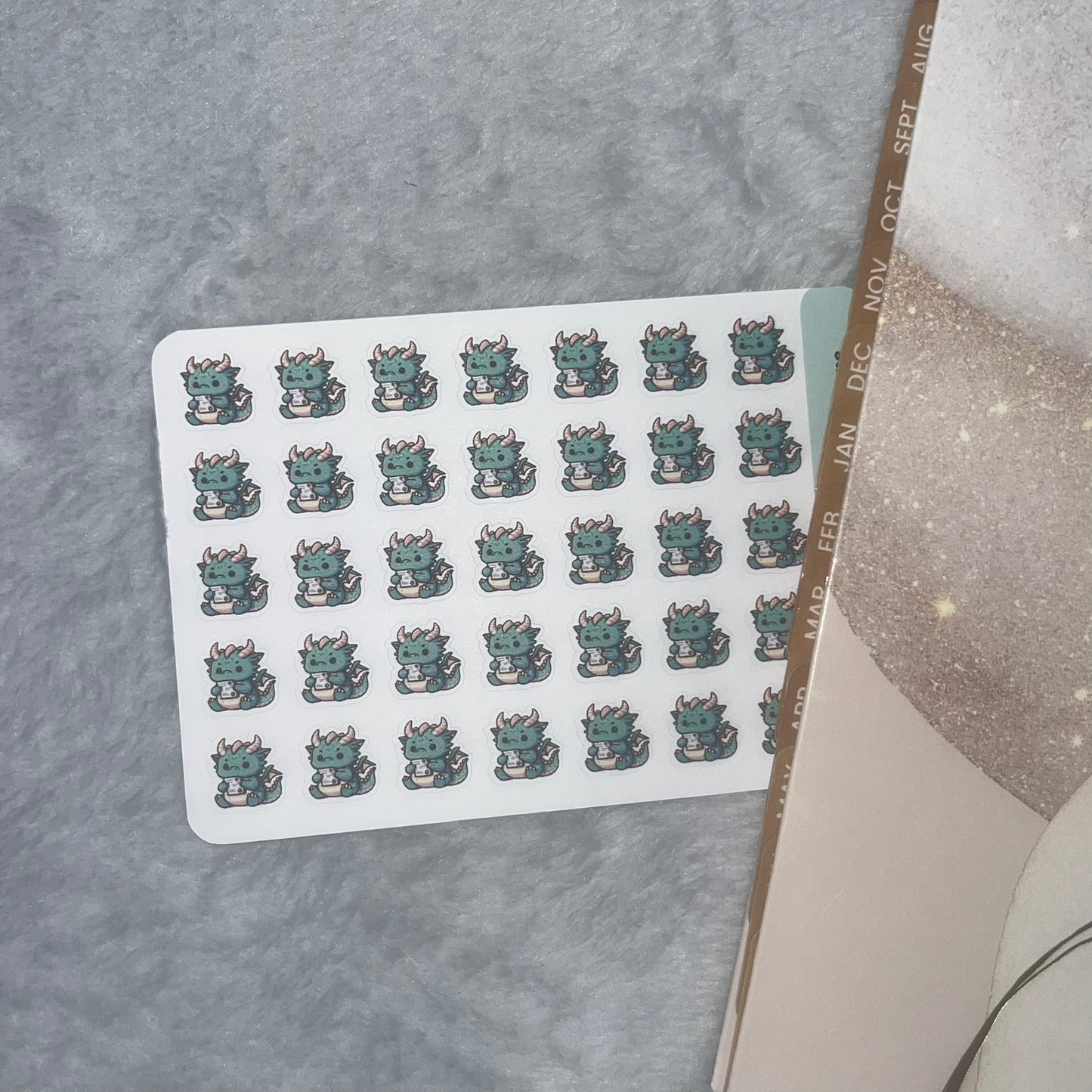 Dragon Bills / Bill Pay Icon Planner Stickers