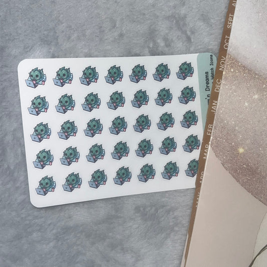 Dragon Netflix / Binge Watch Icon Planner Stickers