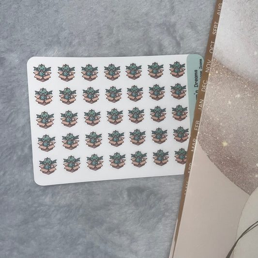 Dragon Happy Package Icon Planner Stickers