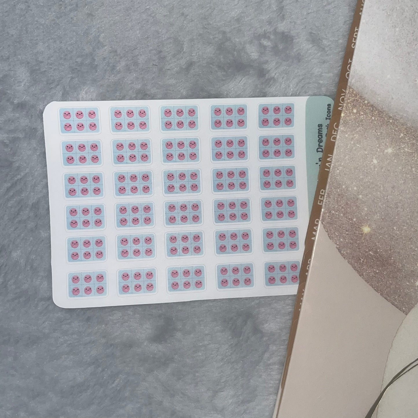 Medical 2- Medication Tablet Pack Icon Planner Stickers