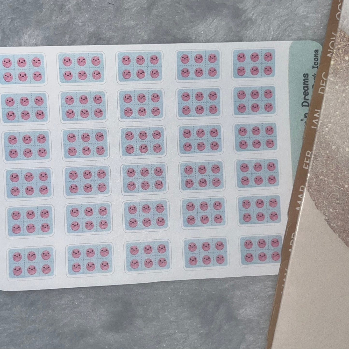 Medical 2- Medication Tablet Pack Icon Planner Stickers