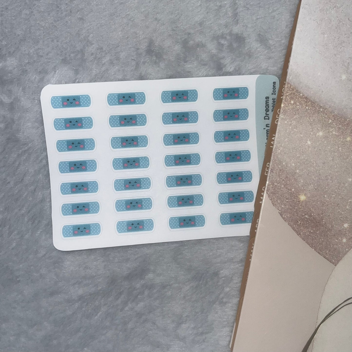 Medical 2- Blue Band- Aid Planner Stickers