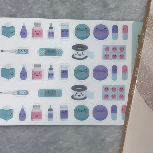 Medical 2- Sampler Planner Stickers