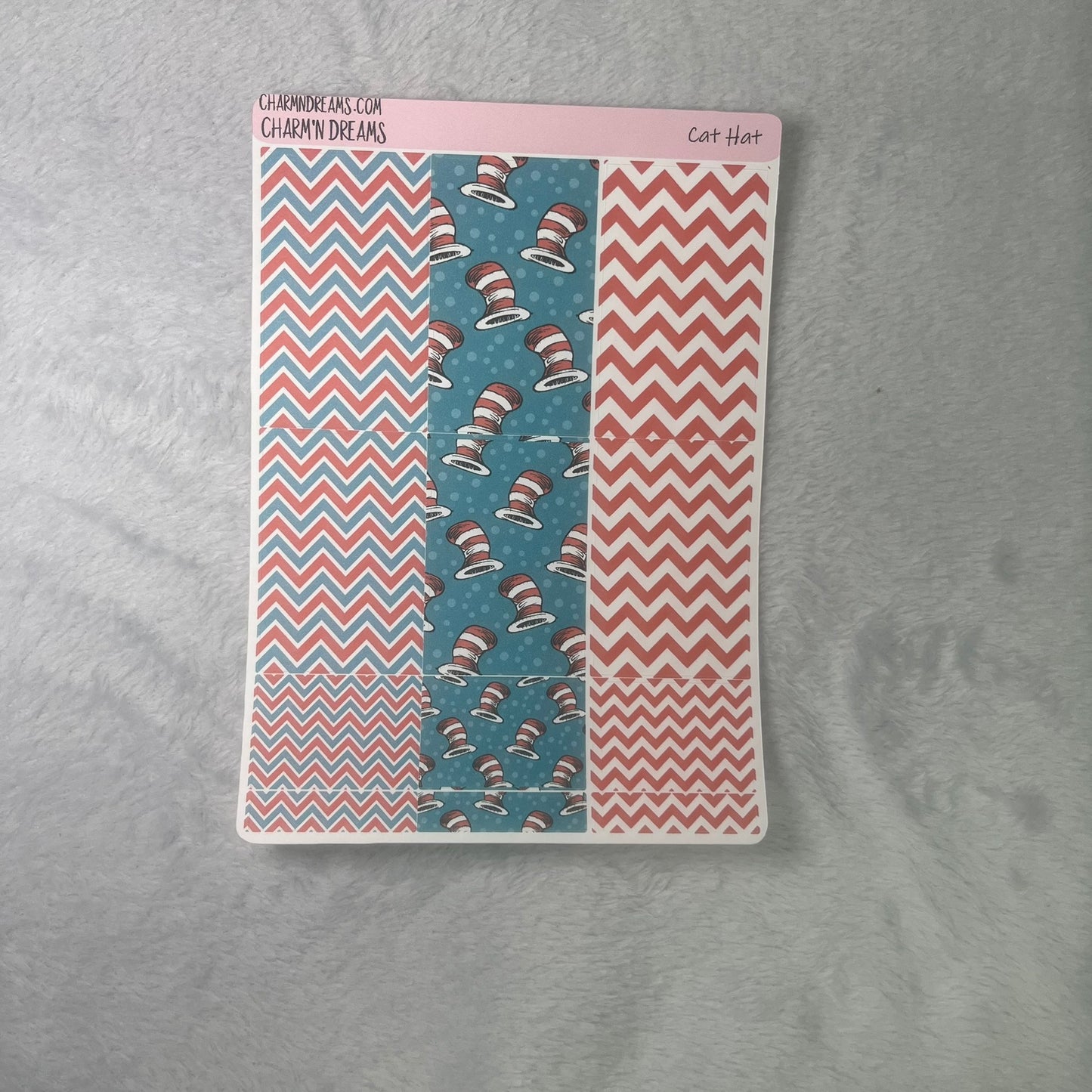 Cat Hat Planner Sticker Kit