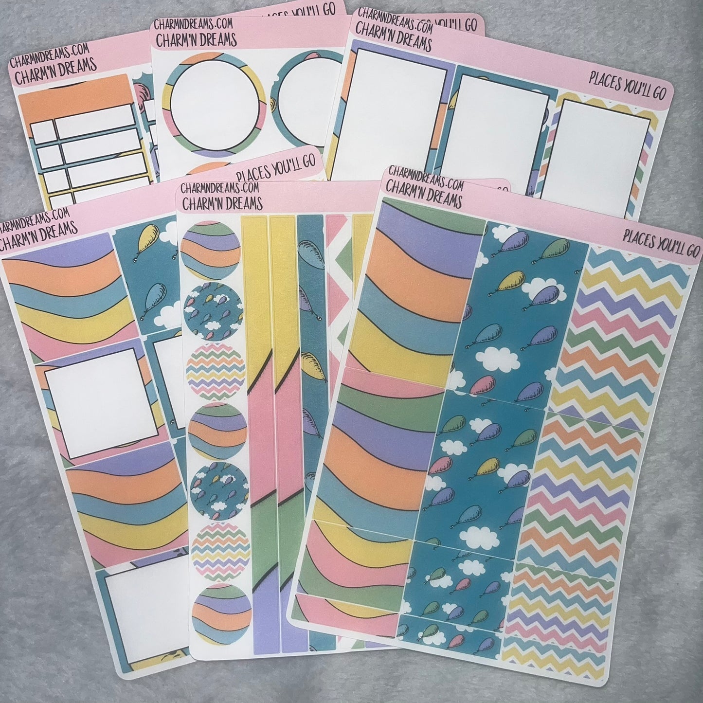 Places You'll Go Planner Sticker Kit