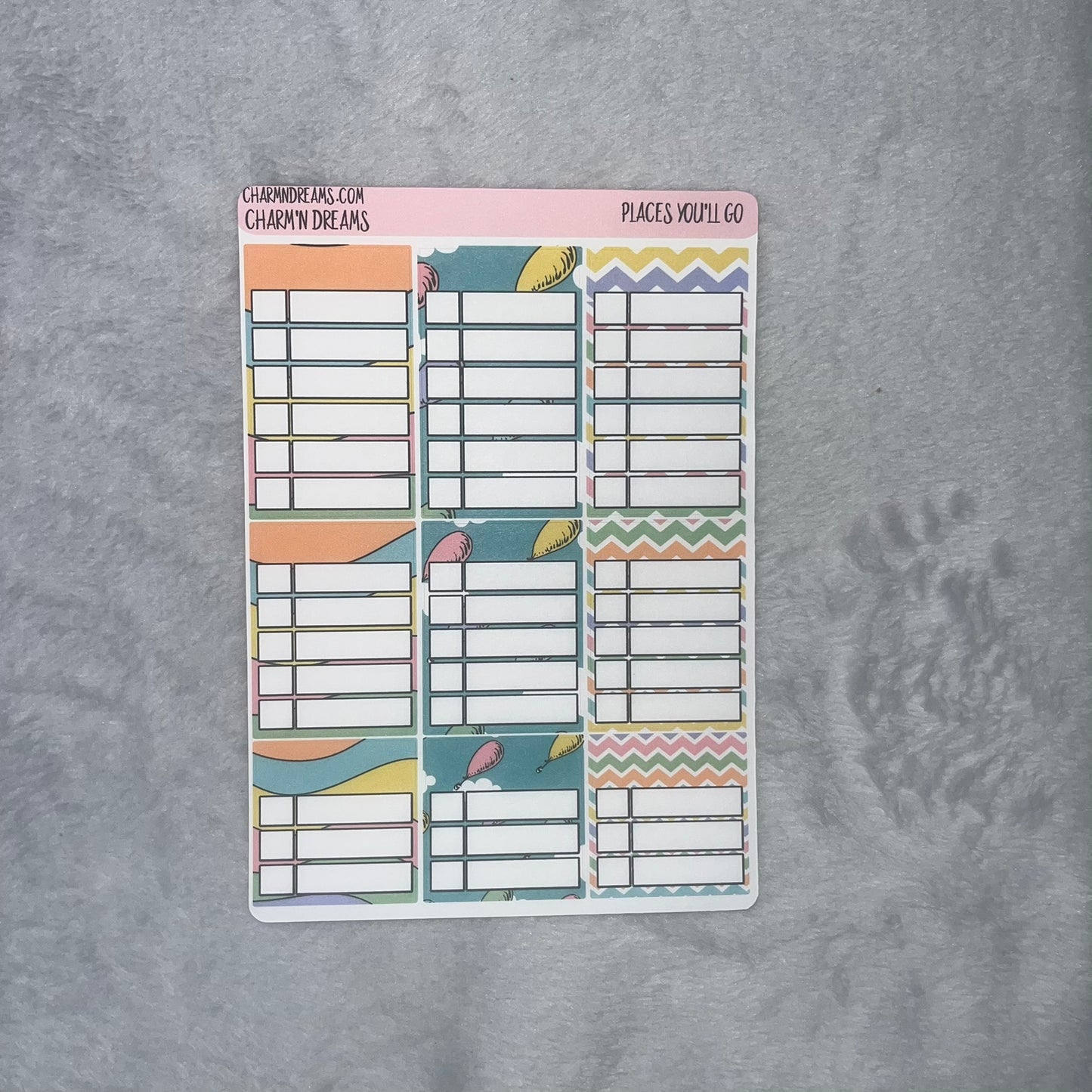 Places You'll Go Planner Sticker Kit