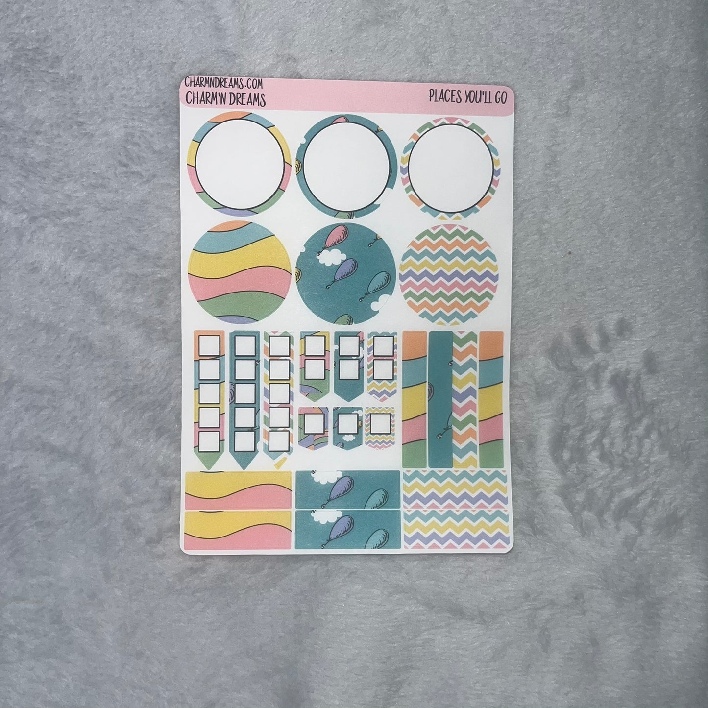 Places You'll Go Planner Sticker Kit