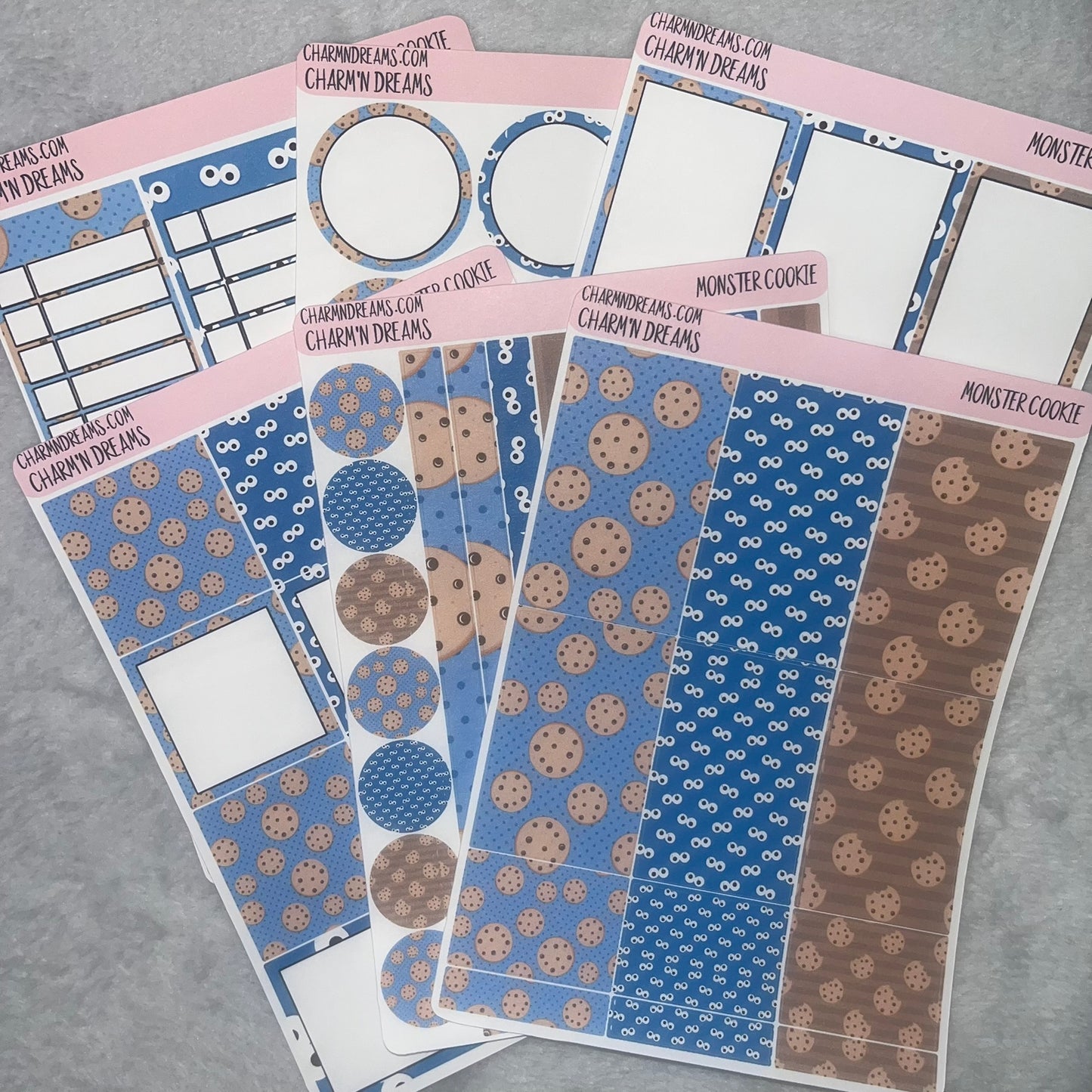 Monster Cookie Planner Sticker Kit