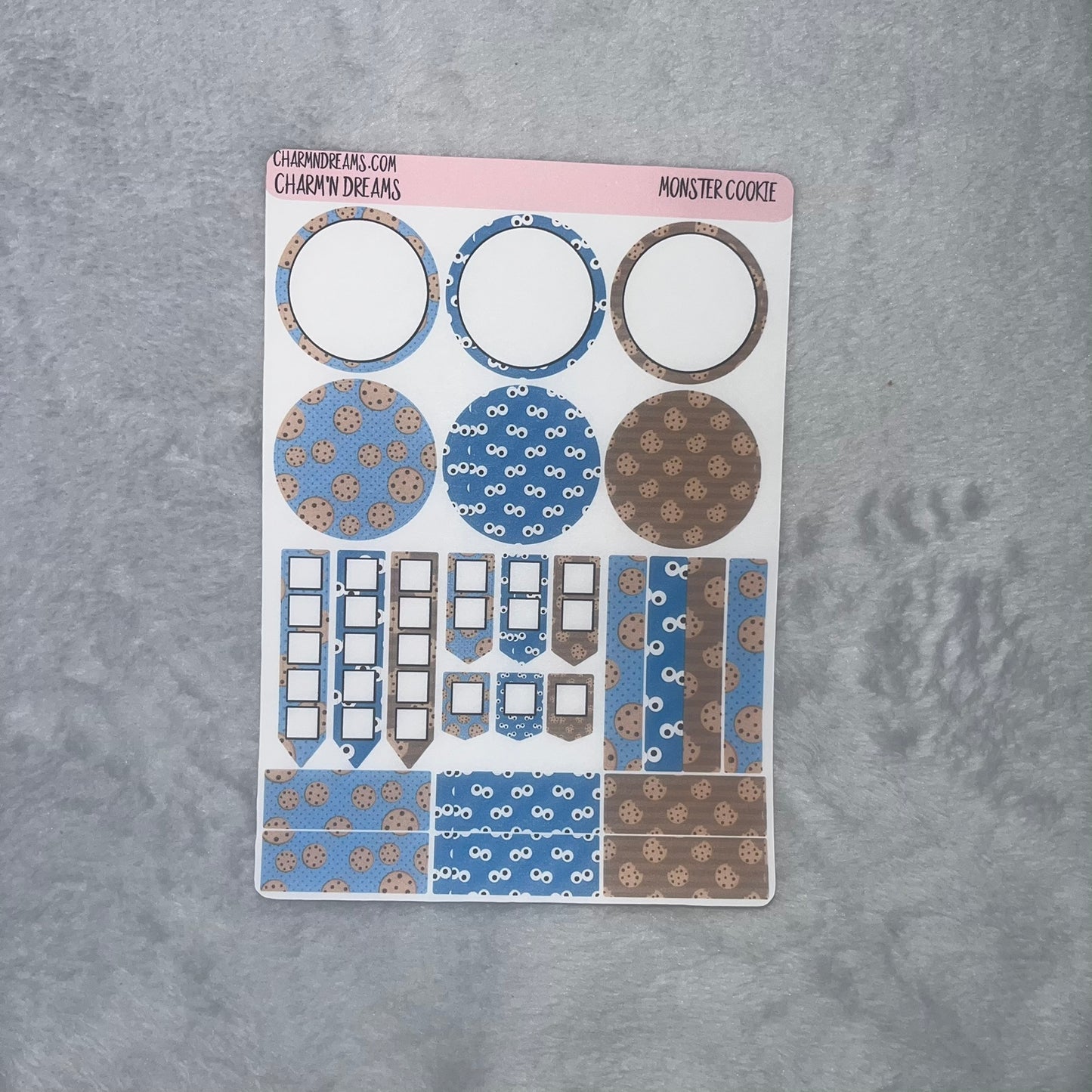 Monster Cookie Planner Sticker Kit