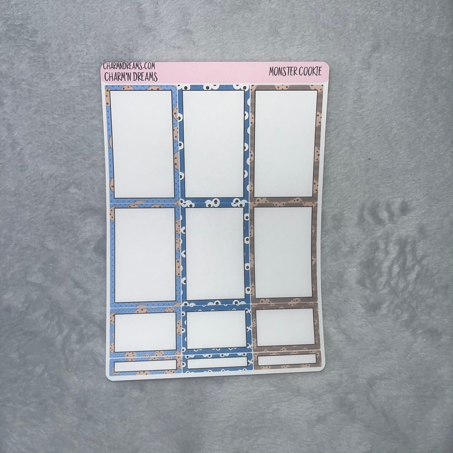 Monster Cookie Planner Sticker Kit