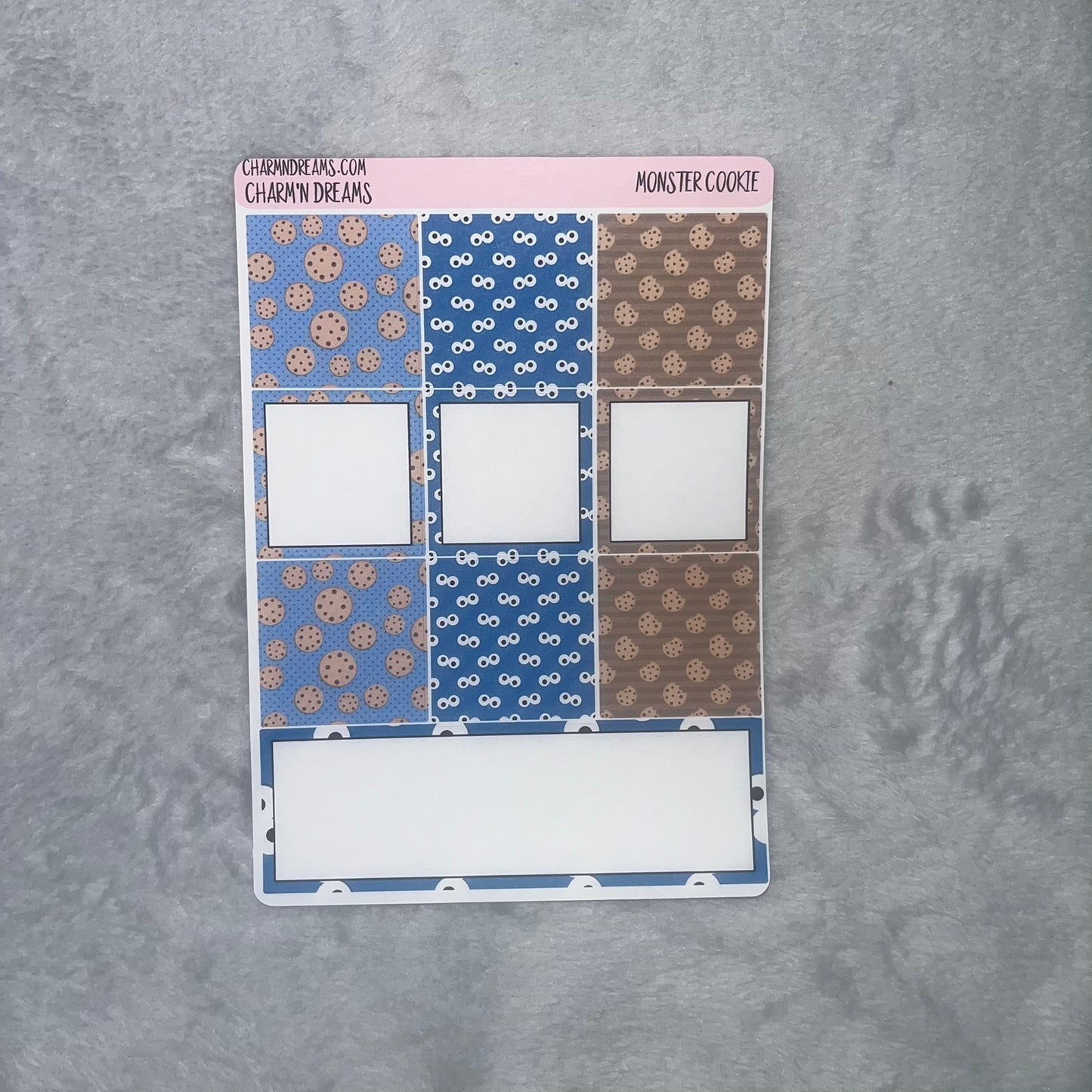 Monster Cookie Planner Sticker Kit